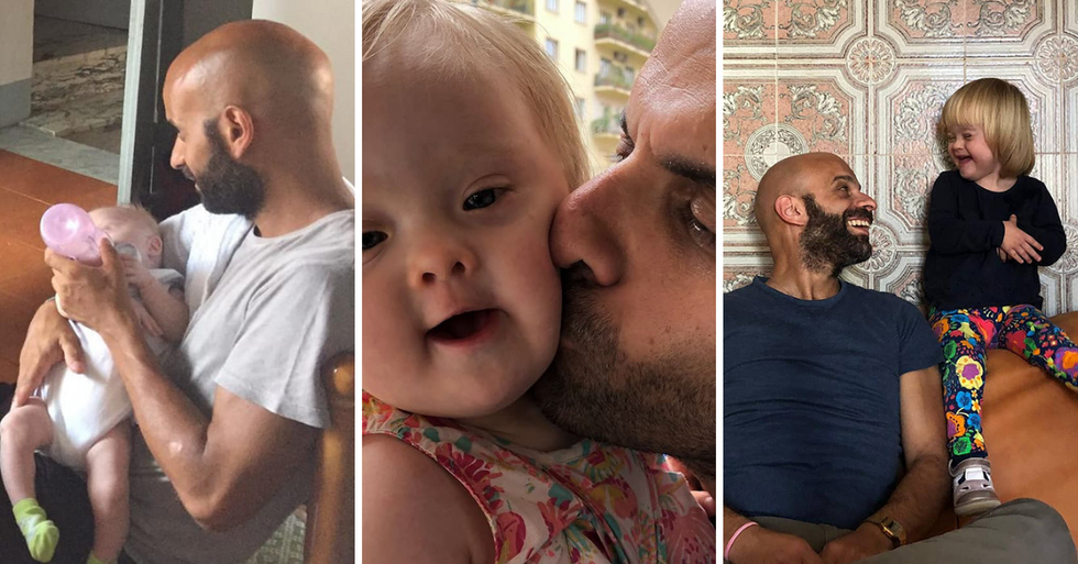 Single Dad Adopts Baby Girl With Down Syndrome Who Was Rejected By 20 Families