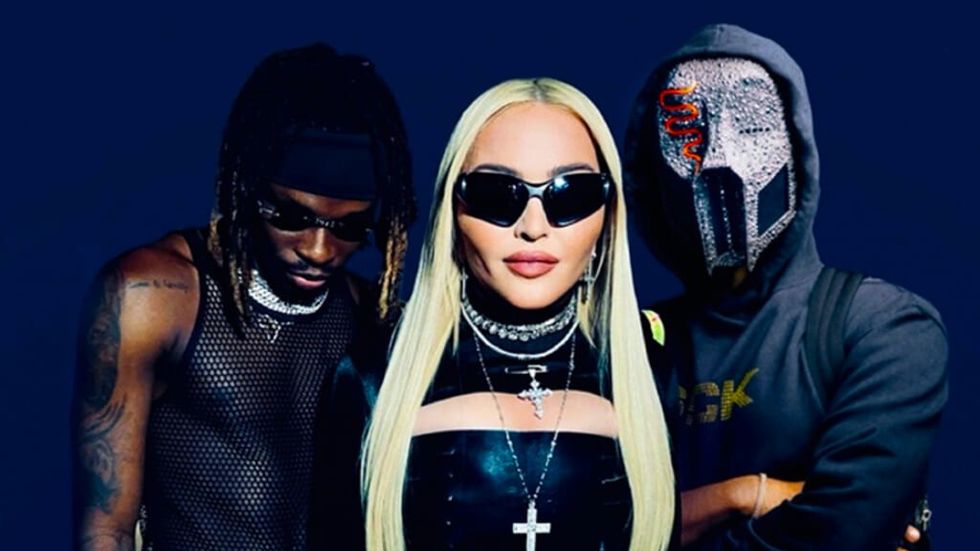 Madonna in kinky latex photoshoot