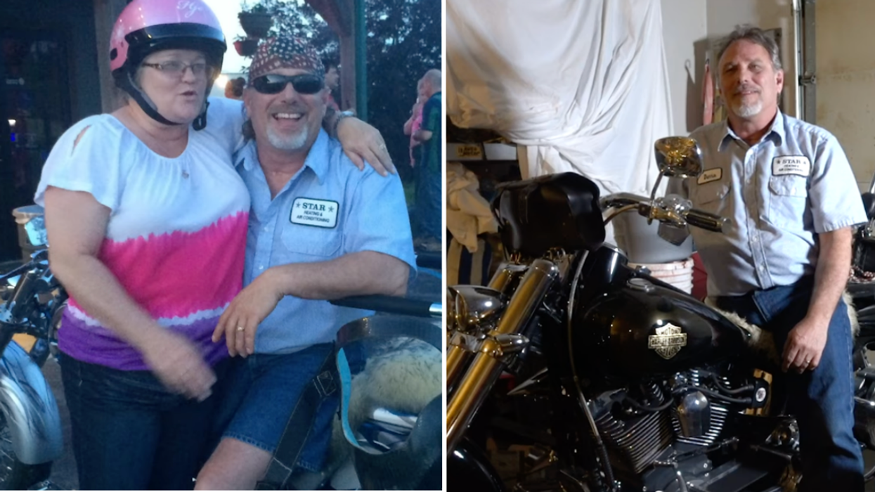 After an Accident Left Him Blind, Man Gets Back Up on His Motorcycle for Another Ride