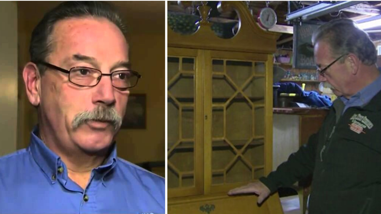 Man Buys $40 Desk At Auction - What He Finds Inside A Secret Compartment Changed A Family's Life