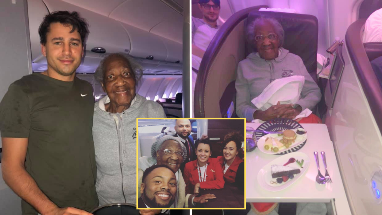 Man Gives Up First-Class Seat So 88-Year-Old Woman Can Fulfill Lifelong Dream