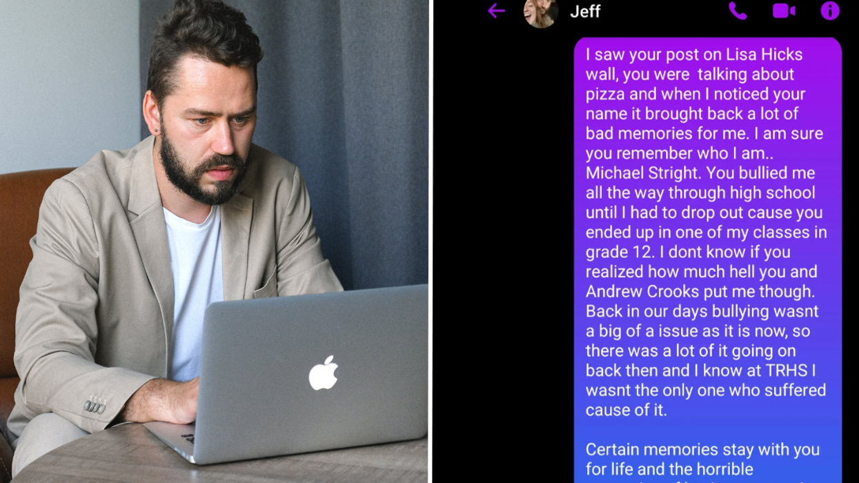 Man Messages His High School Bully on Facebook After 20 Years and Confronts Him - But He Receives an Unexpected Response