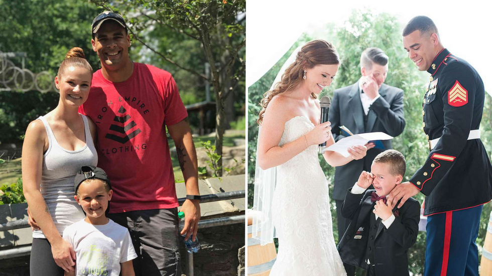 Bride Makes Her New 4-Year-Old Stepson Sob by Reading the Wedding Vows She Had Specially Written for Him