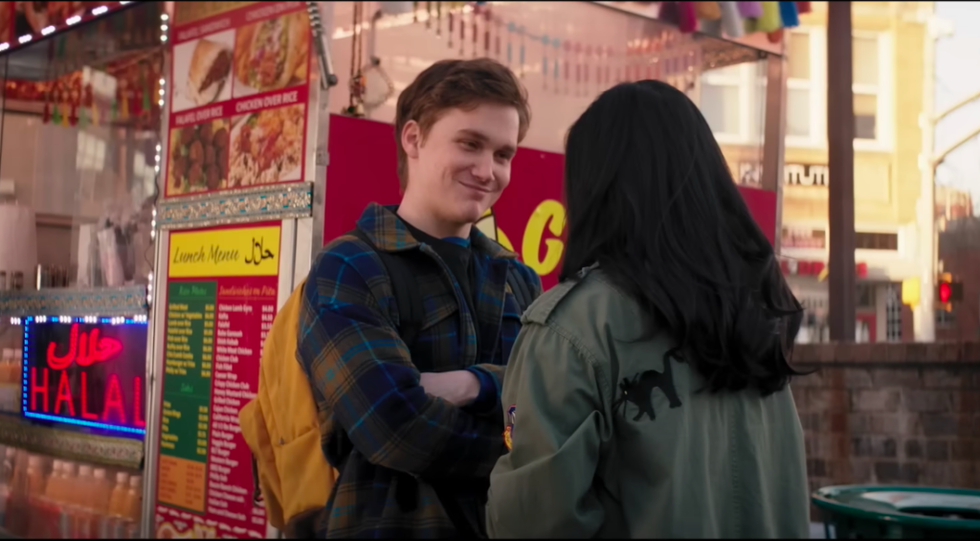Matt Lintz as Bruno Carrelli and Iman Vellani as Kamala Khan