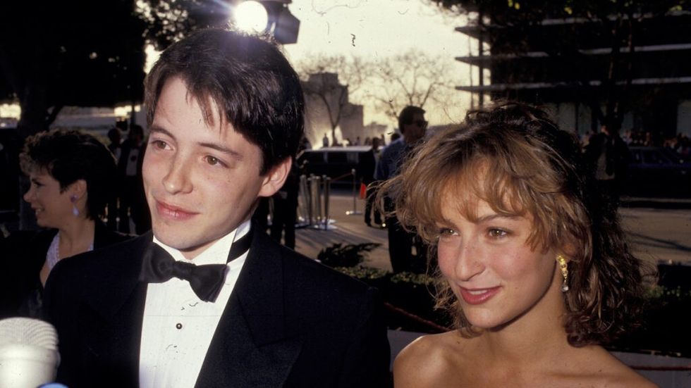 Matthew Broderick and Jennifer Grey