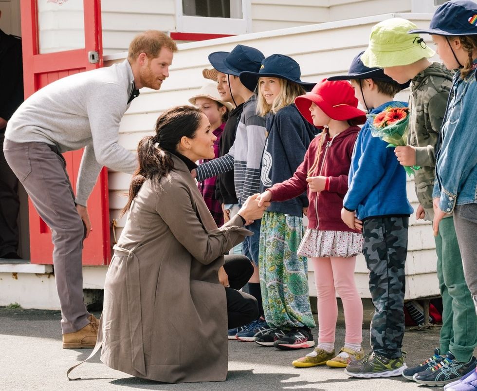 Meghan Markle Shares Cake With Waiting Children in New Zealand, Reminds Us That Kind Gestures Don't Have to Be Grand