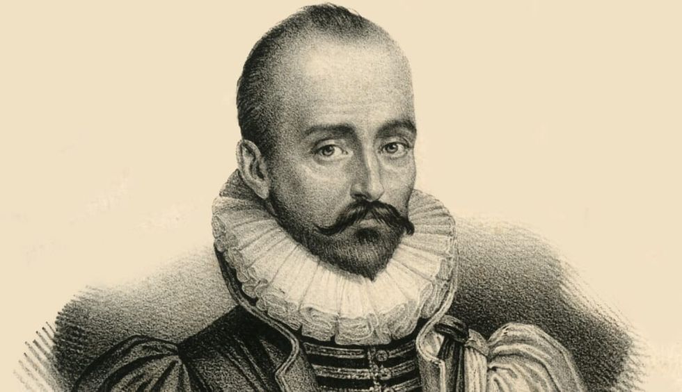 'Mel. de Montaigne', (1533-1592), c1830. Michel de Montaigne (1533-1592) significant philosopher of the French Renaissance, a statesman and an author. From