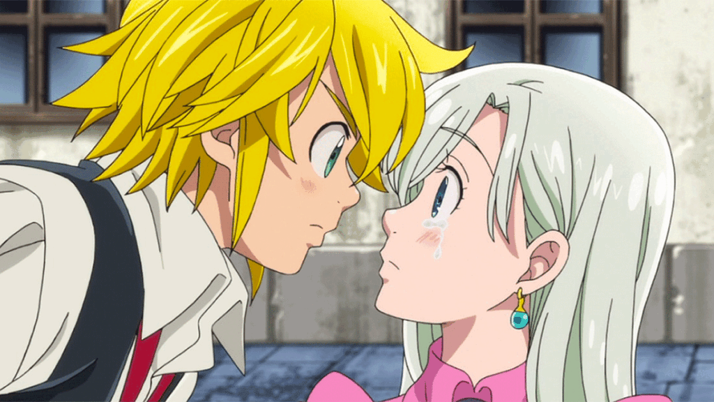 Meliodas and Elizabeth, from 'Seven Deadly Sins'