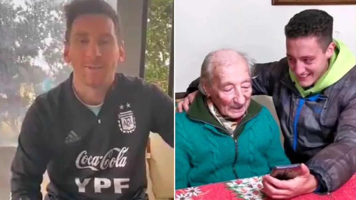 100-Year-Old Argentina Fan Writes Down Every Goal Messi Scores - The Soccer Legend Finds Out and Sends Tear-Jerking Message