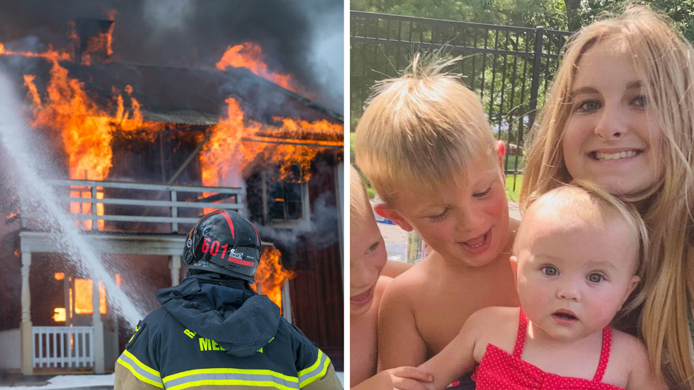 Fearless Mom Runs Into Blazing Fire And Burns 60% Of Body To Save Children Stuck In The House