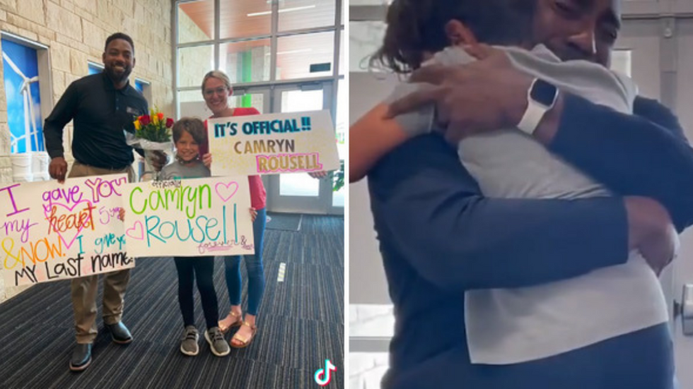 Devoted Husband Surprises Stepdaughter By Proving He Is Here To Stay