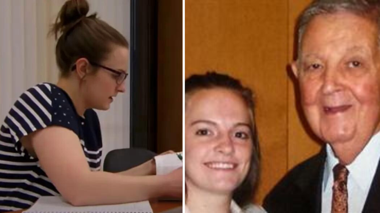 Struggling Waitress Works to Pay Off Debt - Millionaire Customer Gives Her $20K and Pays Her Tuition Instead