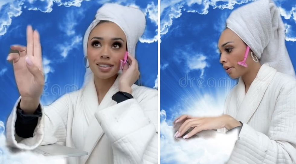 Miss New York Has Gone TikTok Viral by Helping People Cope With Loss As "Heaven's Receptionist" and It's Beautiful (and Funny)