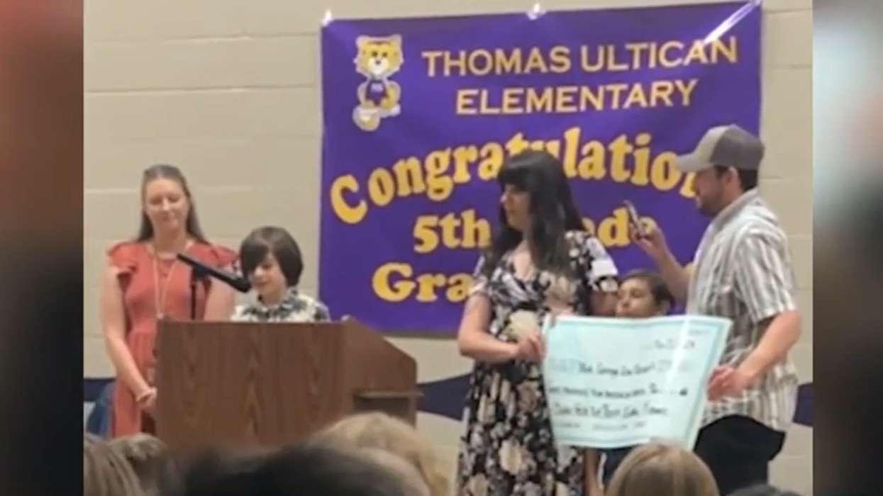 Missouri fifth grade student Daken Kramer, 11, raises $7,370 to pay off his school's lunch debt.