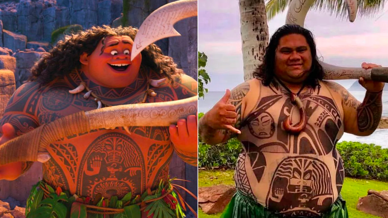 Little Girls Think Their Costco Cashier Is Maui From Disney's “Moana” — His Reaction Will Warm Your Heart