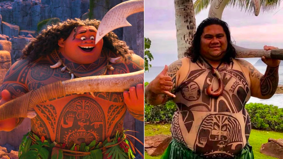 Little Girls Think Their Costco Cashier Is Maui From Disney's “Moana” — His Reaction Will Warm Your Heart