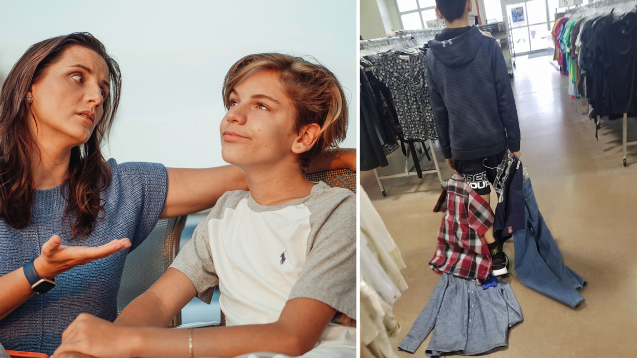 Mom Learns Her Entitled Son Bullies Classmates for Shopping at Goodwill - Gets Taught a Harsh Lesson