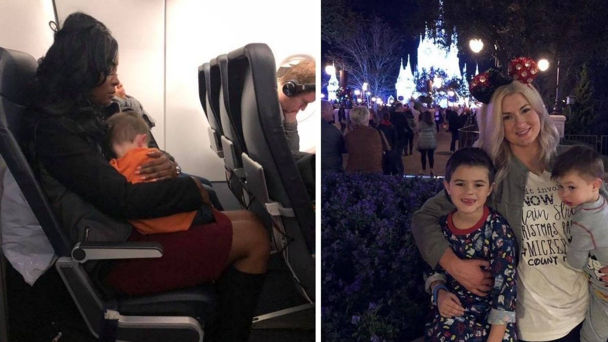 Mom Traveling Alone With Kids Nearly Has Breakdown - Strangers Save The Day