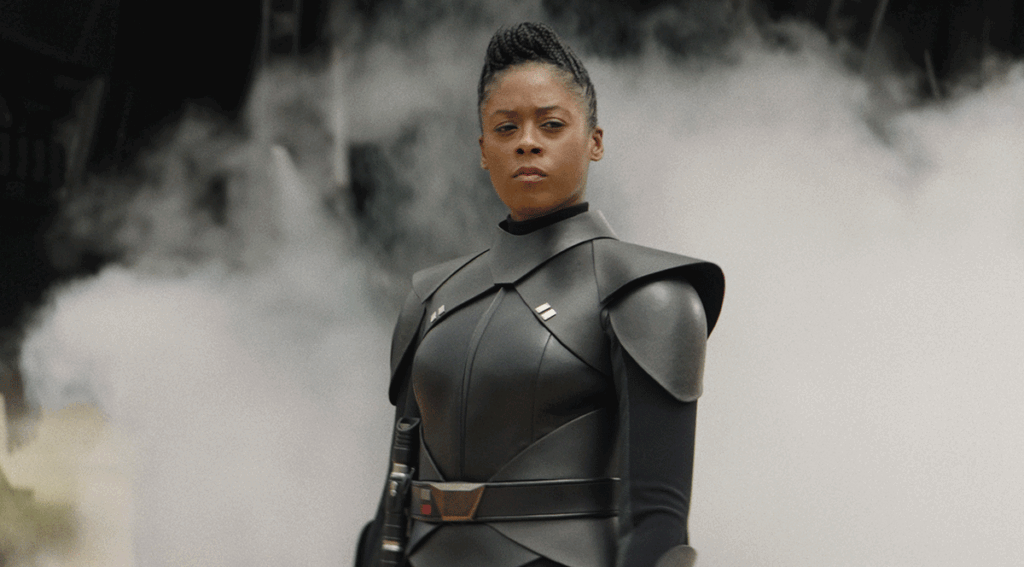 Moses Ingram as Reva Sevander, the Third Sister, in Obi-Wan Kenobi (2022)