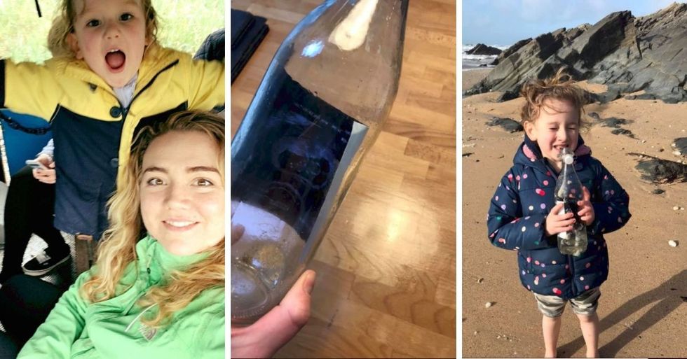 Mom Finds Baby Scan In a Bottle At Sea And Assumed The Worst--This Is What Happened