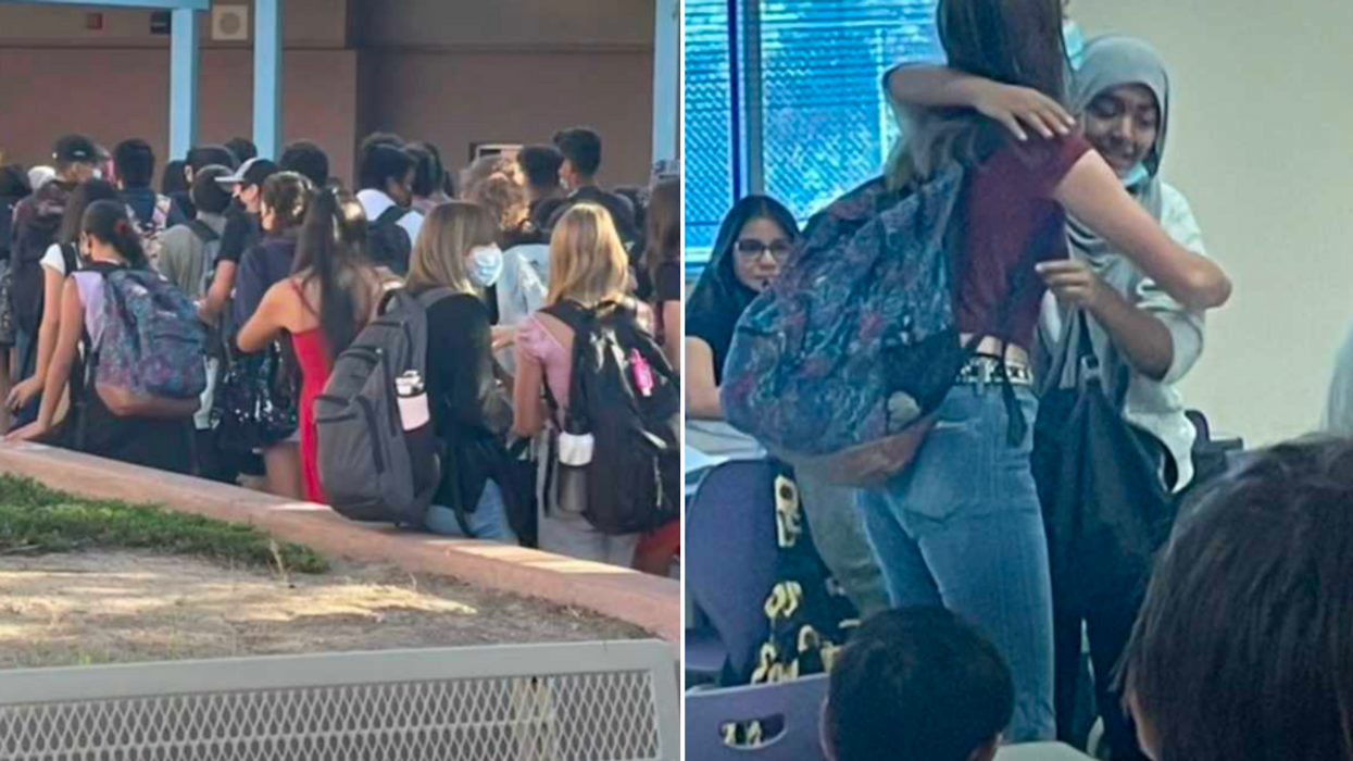Racist Bullies Shout Islamophobic Slurs at Girl Calling Her a “Terrorist” — More Than 100 of Her Classmates Stand Up to Protect Her