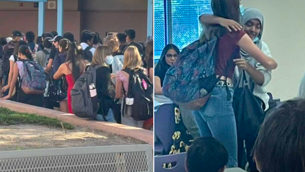 Racist Bullies Shout Islamophobic Slurs at Girl Calling Her a “Terrorist” — More Than 100 of Her Classmates Stand Up to Protect Her