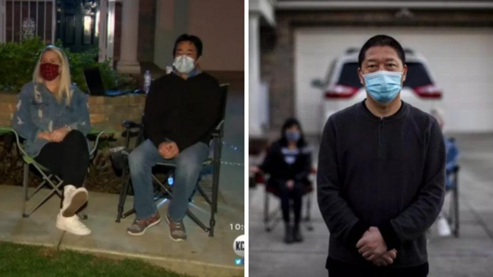 Neighbors Stay Up All Night To Protect Asian Family From Recurring Racist Attacks