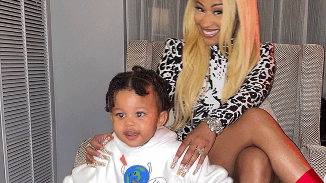 Nicki Minaj and her son