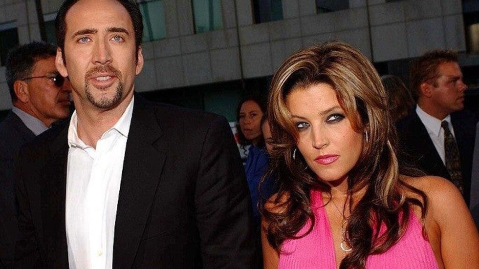 Nicolas Cage and Lisa Marie Presley