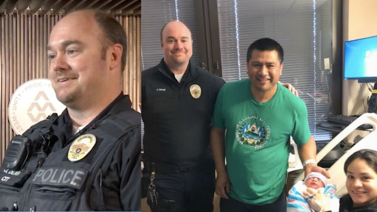 This Police Officer Stopped Everything to Help Deliver a Baby On The Side of The Road