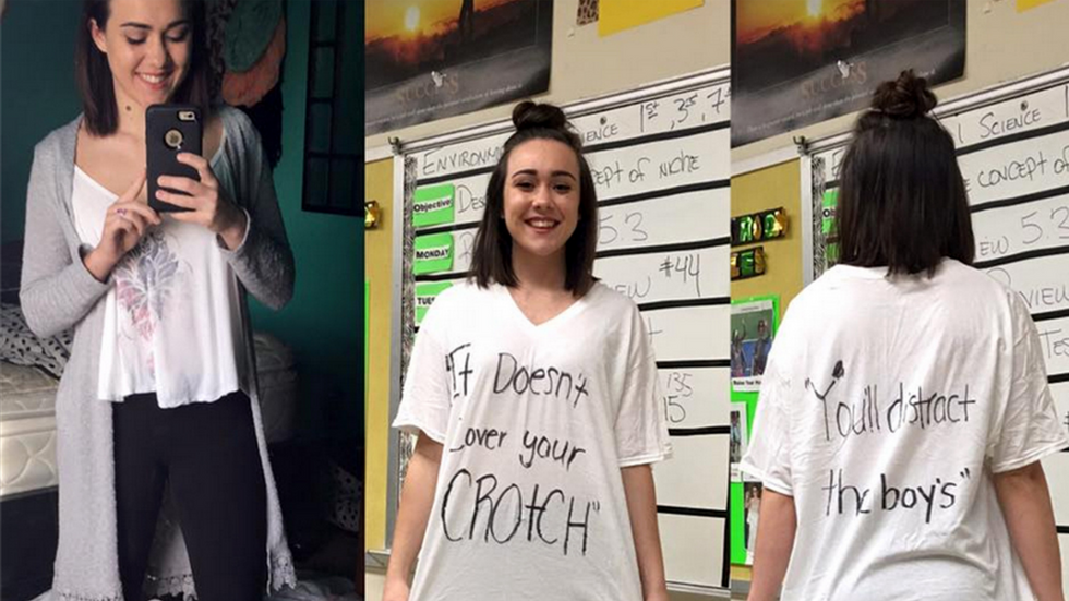Outraged Dad Stands Up For Daughter Sent Home From School For Her Outfit