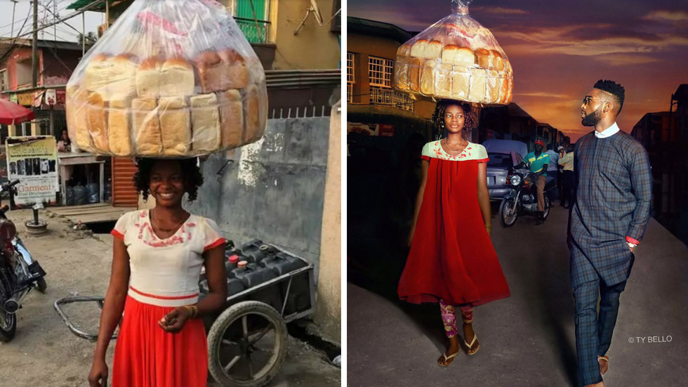 Poor Bread Seller Accidentally Photobombs Celebrity Shoot And Lands Modeling Career