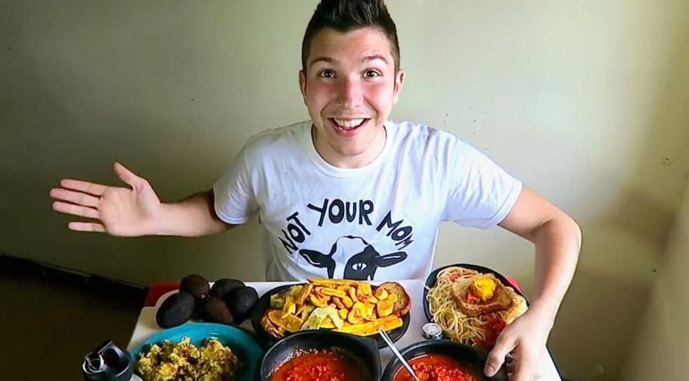 One of Nikocado Avocados Earlier Mukbangs pre weight gain