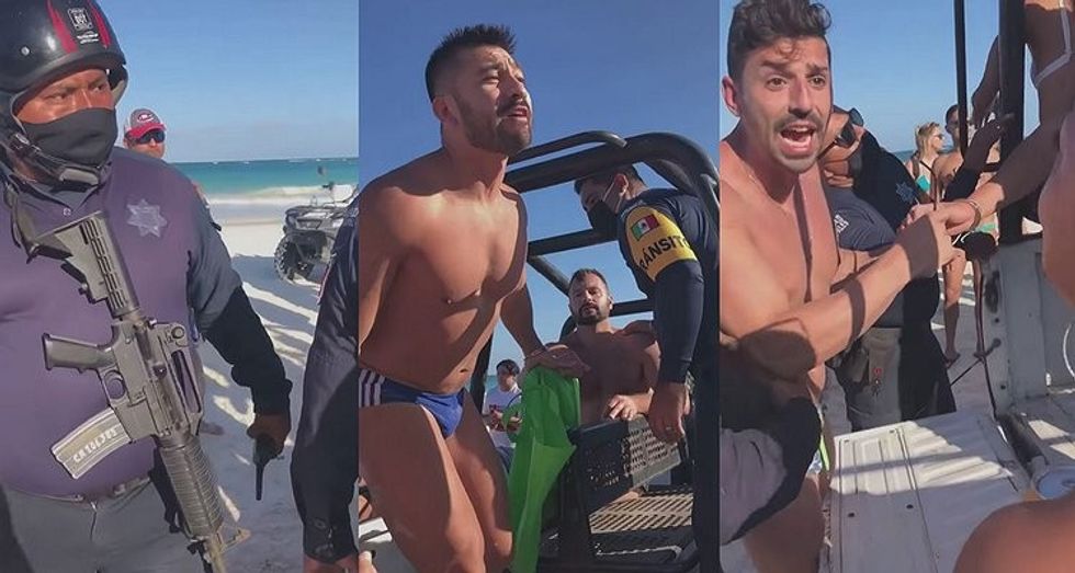 Gay Couple Handcuffed For Kissing On The Beach, Outraged Crowd Halts Arrest