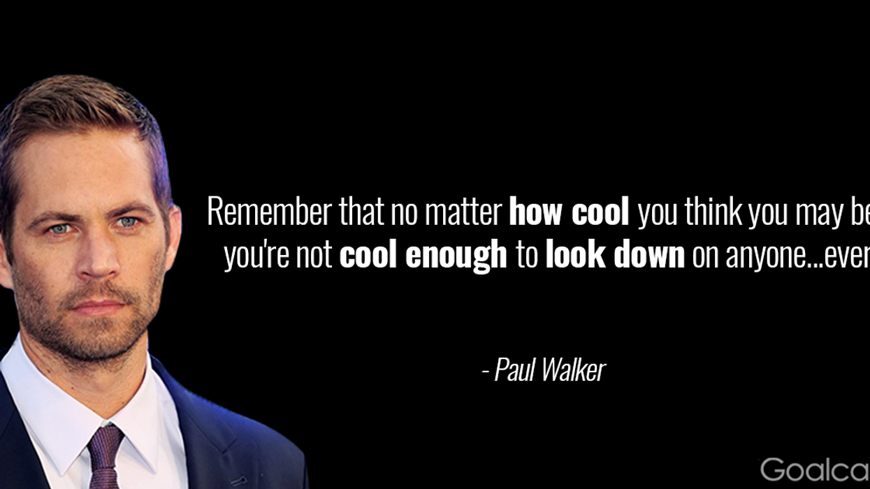 15 Touching Paul Walker Quotes to Help You Win at Life
