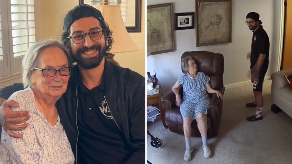 90-Year-Old Stumbles Into Her Living Room With a Stranger Following Her - It Was a Day Neither One Would Forget