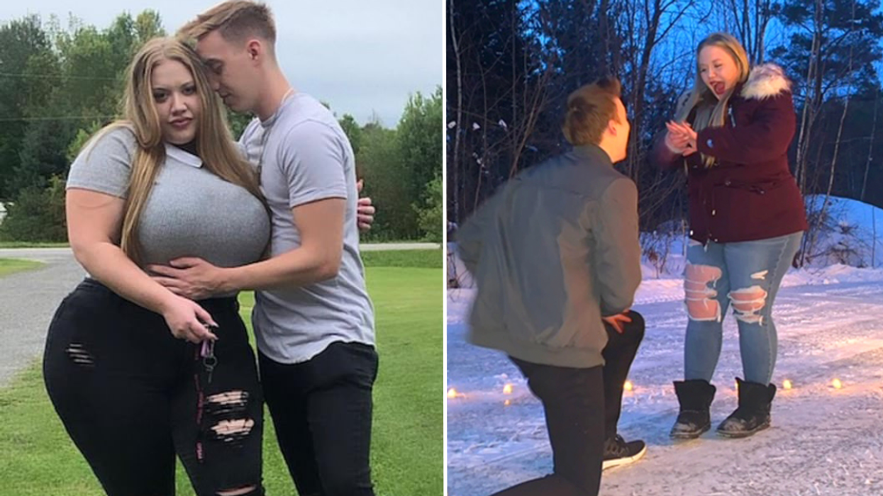 Men Warn They Would Break Up With Plus Size Woman if She Didnt Lose Weight - But One Personal Trainer Gets Down on One Knee