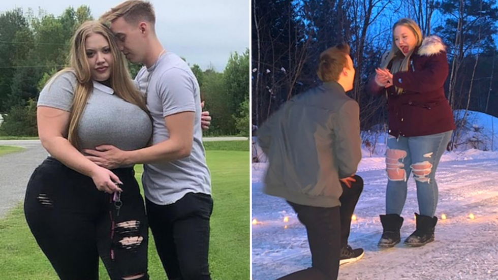 Men Warn They Would Break Up With Plus Size Woman if She Didnt Lose Weight - But One Personal Trainer Gets Down on One Knee