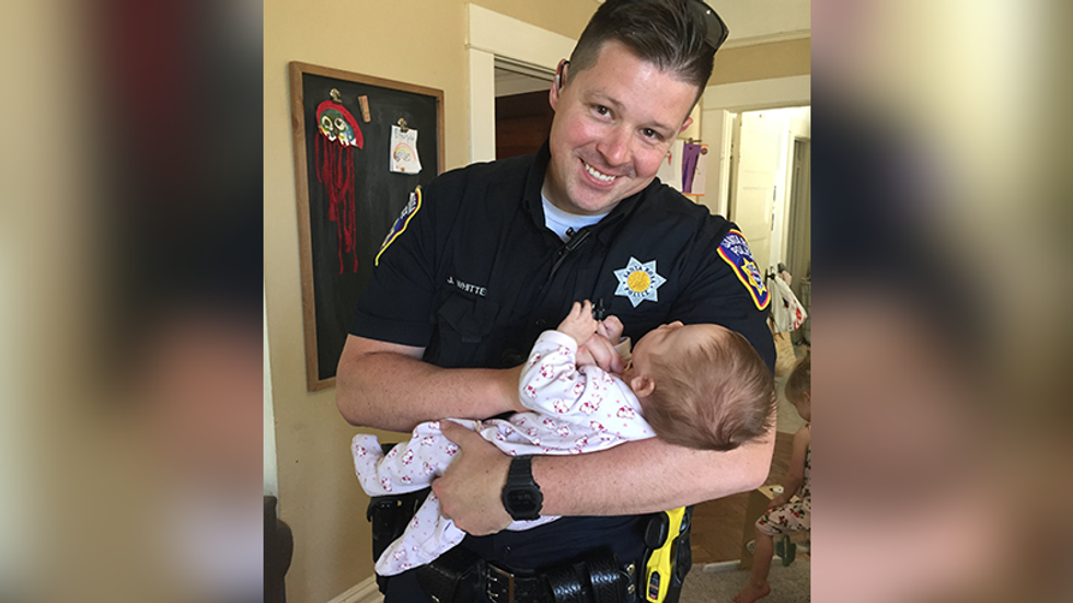 Police Officer Adopts Newborn Baby of Homeless Woman Battling Drug Addiction