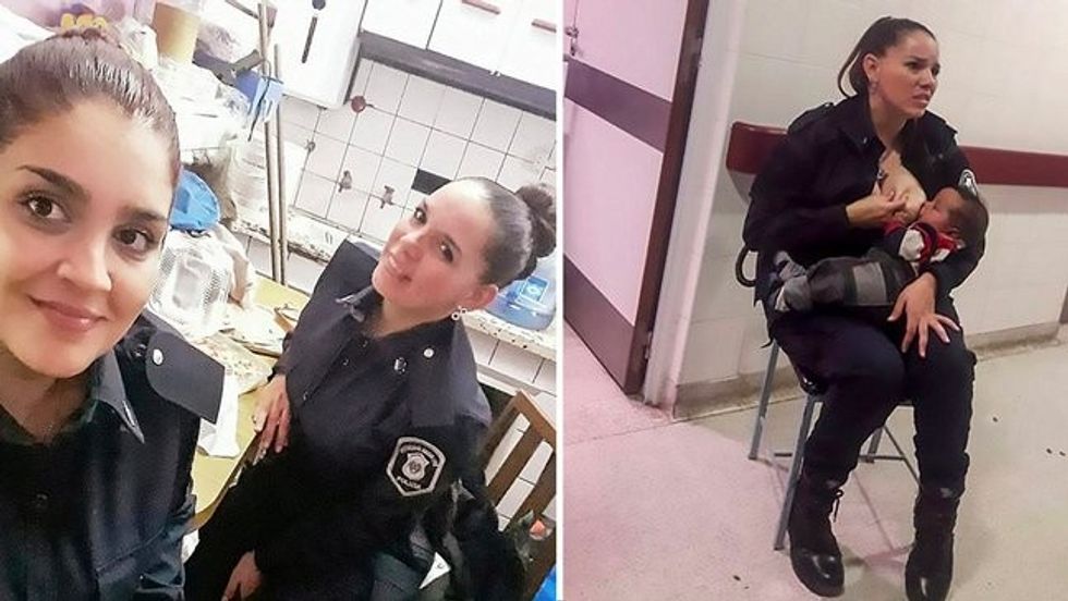 Police Officer Breastfeeds Malnourished, Abandoned Baby, Teaches Us a Powerful Lesson in Compassion