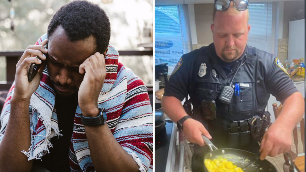 Struggling Man Having a Rough Week Calls Police Officer for Help - What Happens Next Is Unusual