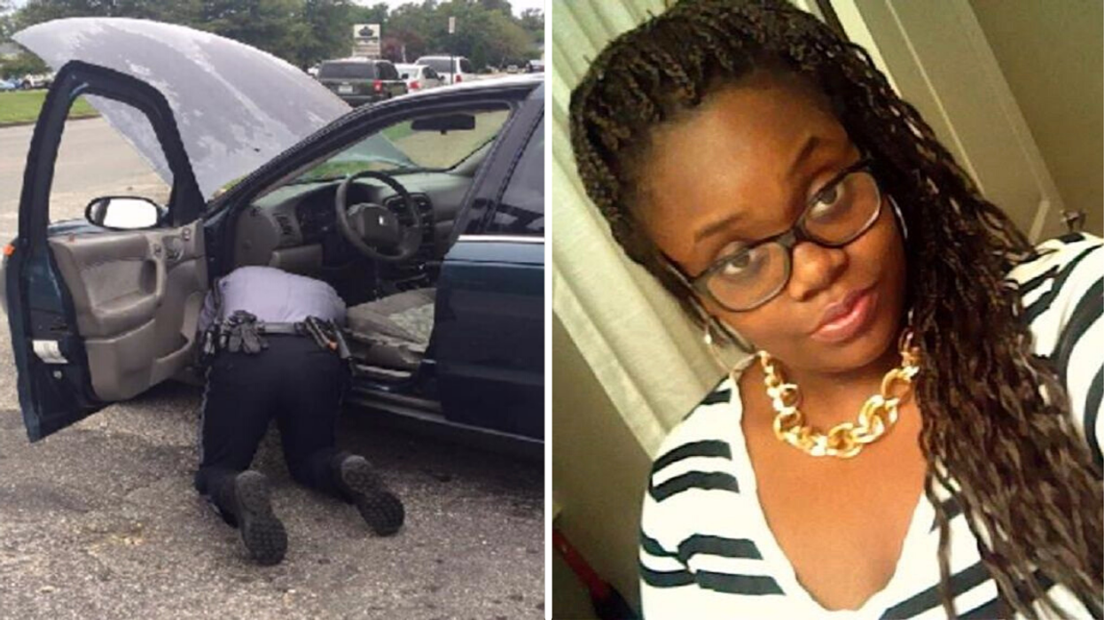 Police Officer Asks Woman To Pull Over - Doesn't Give Her A Ticket After Checking Her Trunk