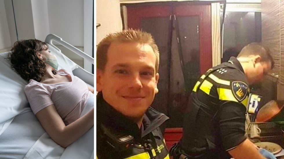 Police Officers Take Care Of Sick Mom's 5 Kids When She Went To The Hospital
