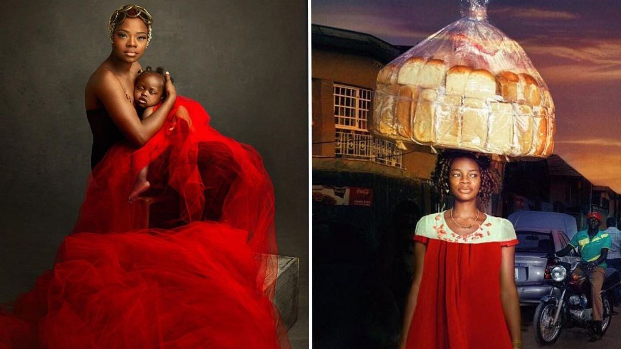 Poor Bread Seller Accidentally Photobombs Celebrity Shoot - What She Didnt Expect Was to Land a Modeling Career