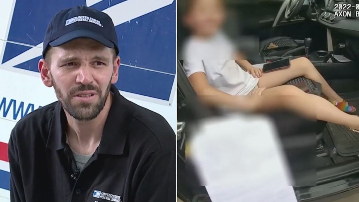 Drug Addict Passes Out Behind the Wheel With Her Child in the Car – Postal Worker Spots Them and Becomes a Hero