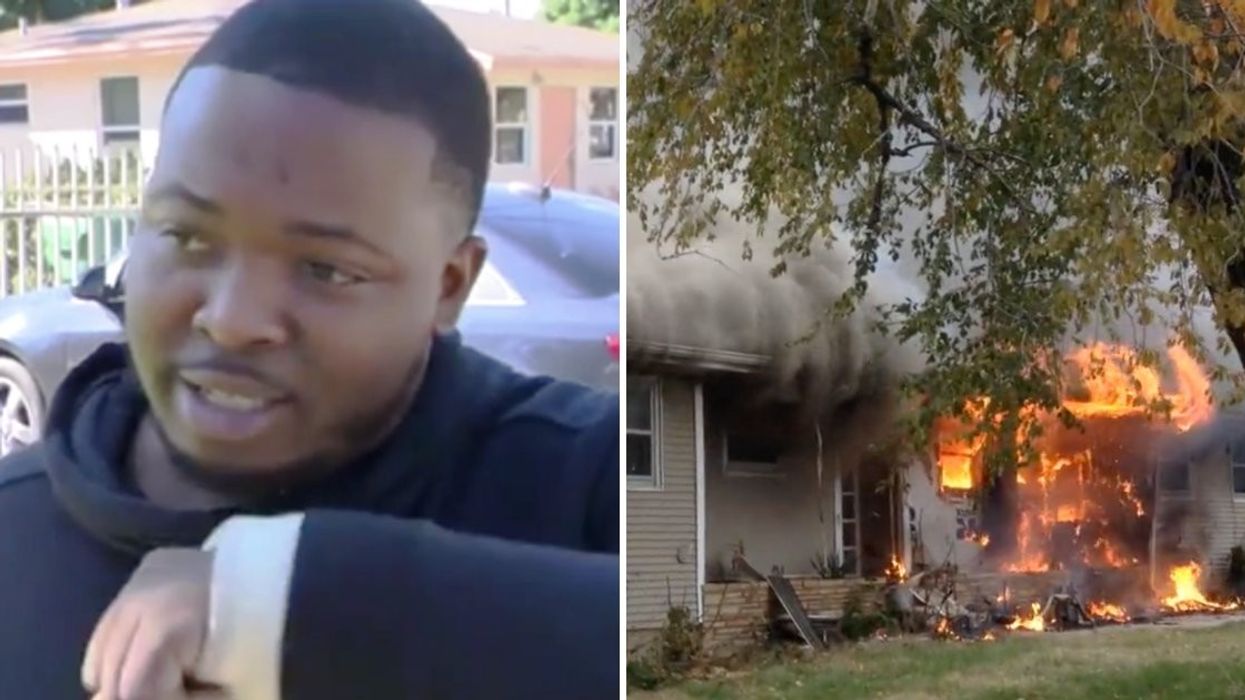 Hero of the Week: Selfless Man Uses Arm Cast to Save Elderly Neighbor from Burning Home
