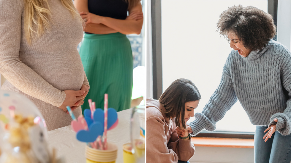 Pregnant Woman Walks Out of Her Own Baby Shower - Strangers Come to Her Defense