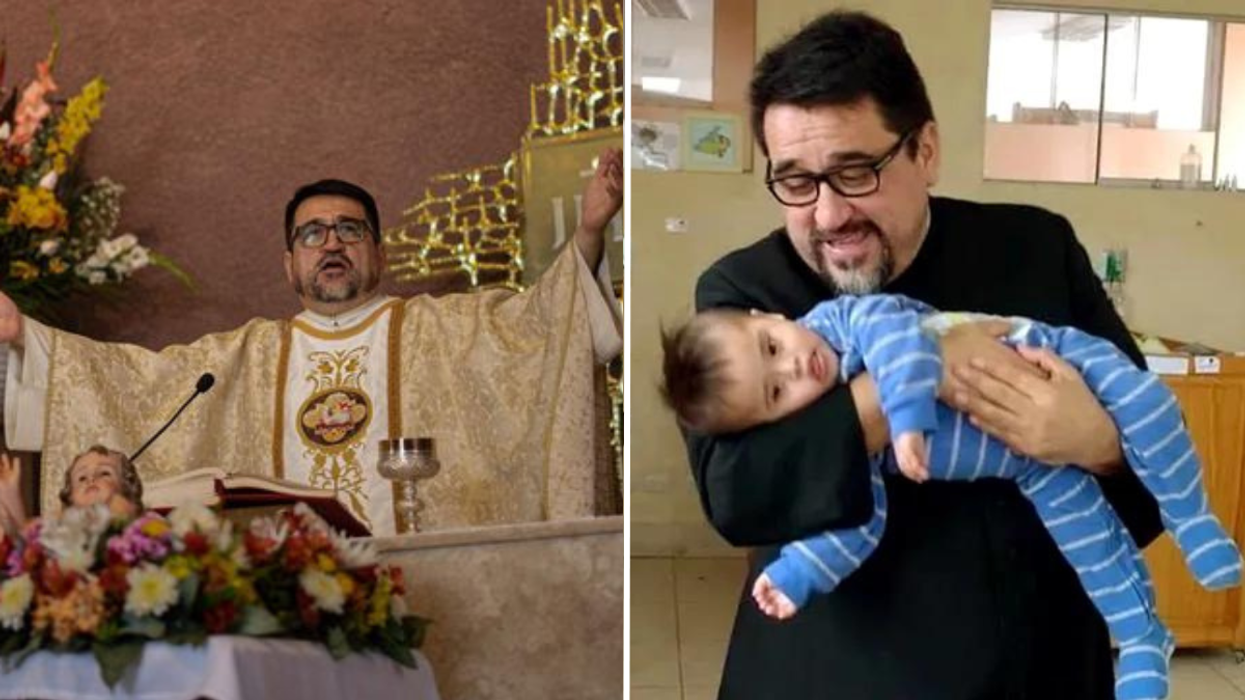 17-Year-Old Mom Abandons Her Newborn Baby at Hospital When a Priest Finds Out, He Takes Him in as His Own