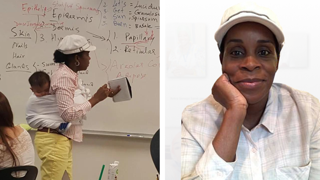 Incredible Professor Takes Care of a Student's Baby - While Teaching a Class