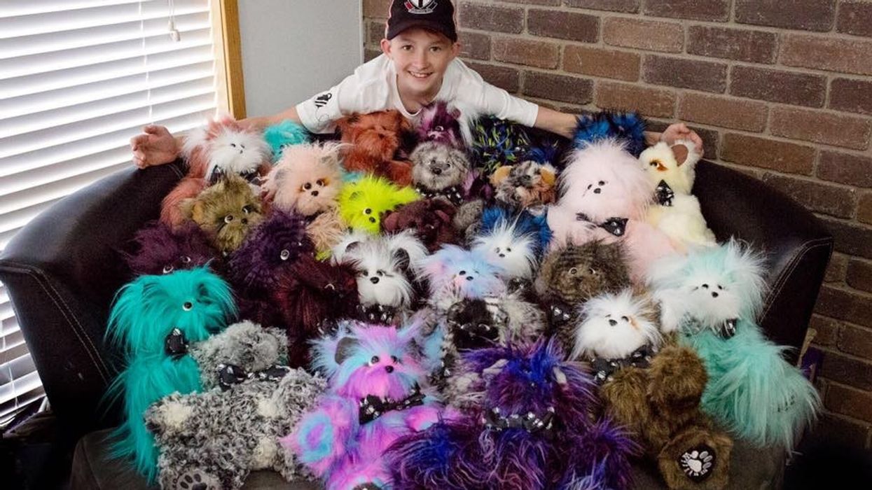 This Super Inspiring 14-Year-Old Makes Teddy Bears to Comfort Kids Battling Cancer